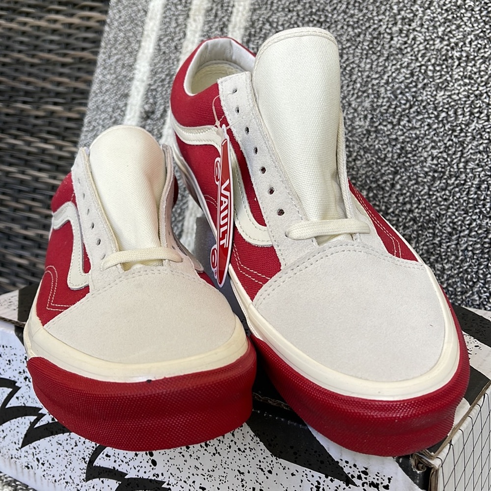 Vans Og Old Skool Lx Bumper Cars Marshmallow MENS - Picture 8 of 16